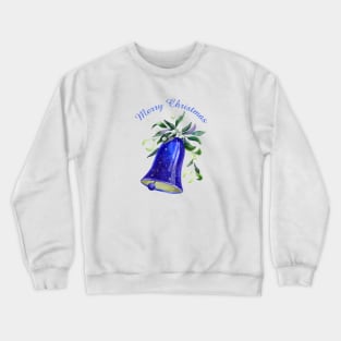 Beautiful Christmas Bell and Mistletoe Crewneck Sweatshirt